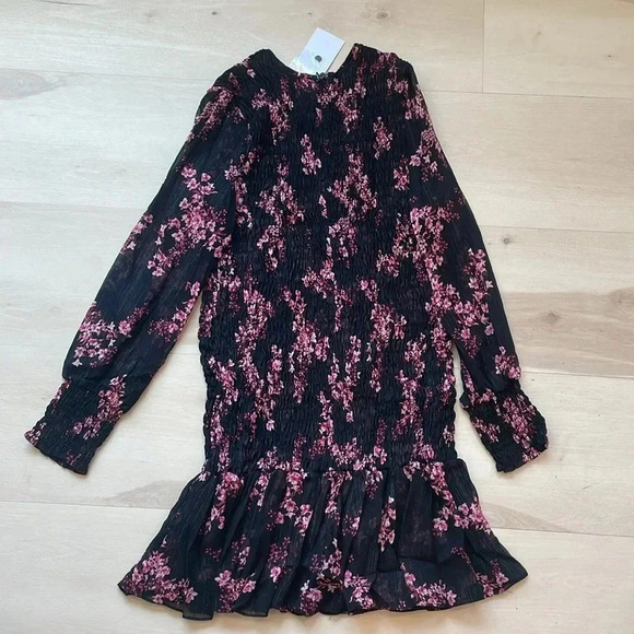 MISA Los Angeles Roisin Dress Black & Pink - Picture 12 of 12